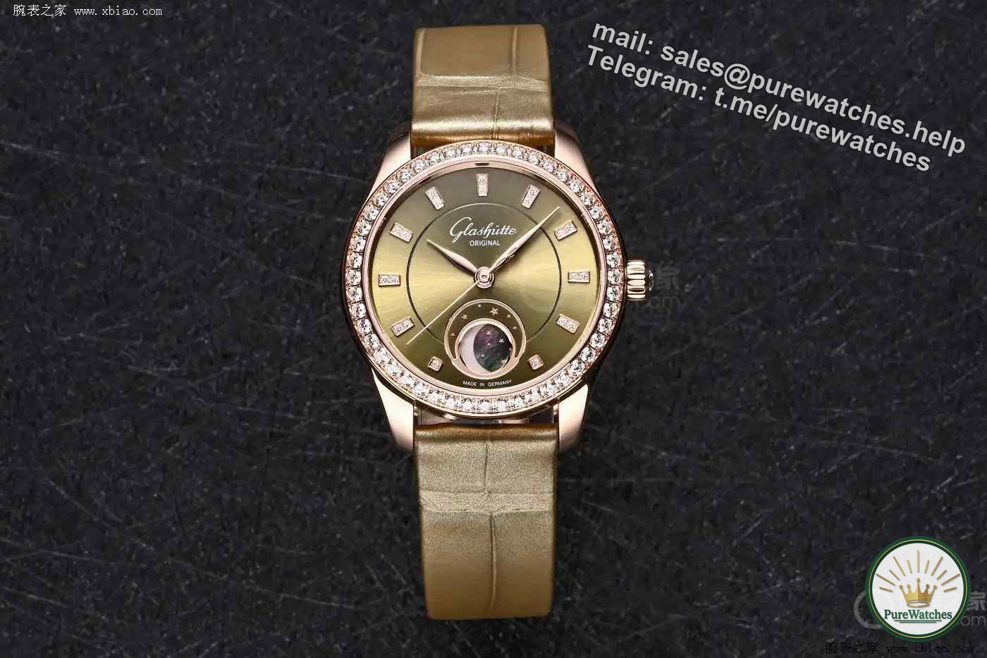 Don’t worry about buying a watch anymore! This German women’s watch gives a perfect answer: top-notch self-produced movement + luxurious diamond inlay!