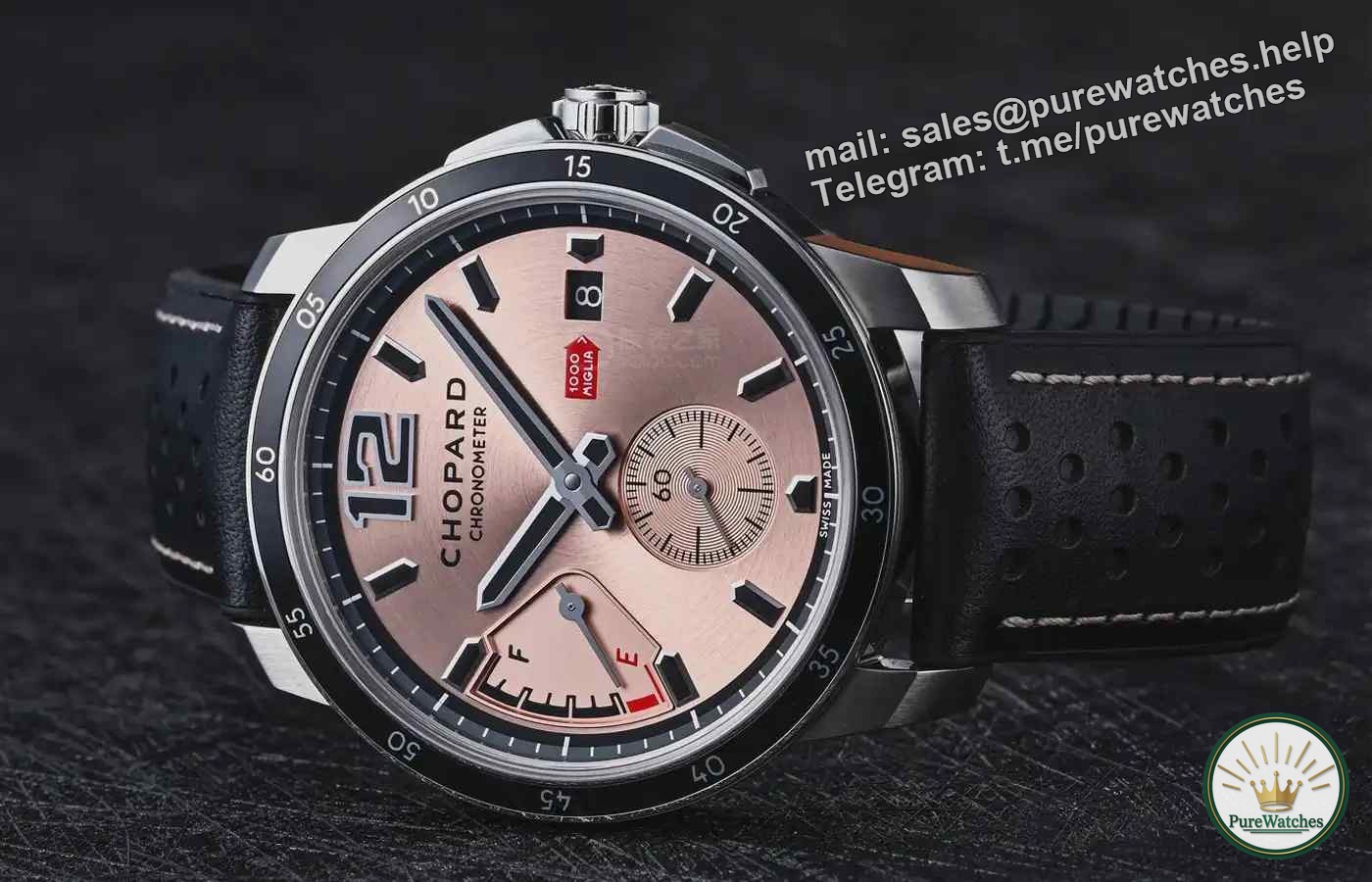 Rare than Rolex! Chopard Mille Miglia is limited to 250 pieces. The patented steel case + racing movement is too hardcore!