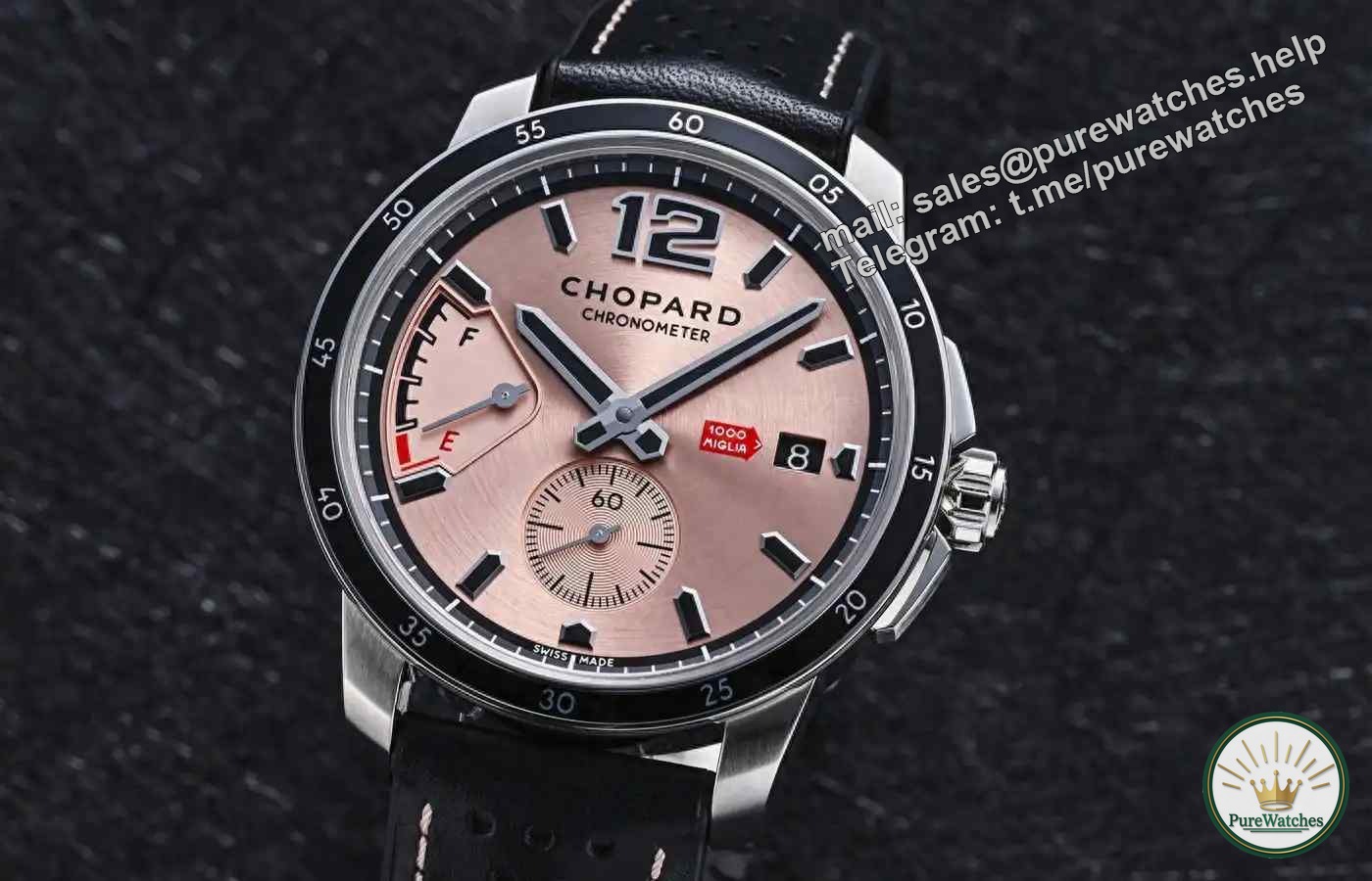 Rare than Rolex! Chopard Mille Miglia is limited to 250 pieces. The patented steel case + racing movement is too hardcore!