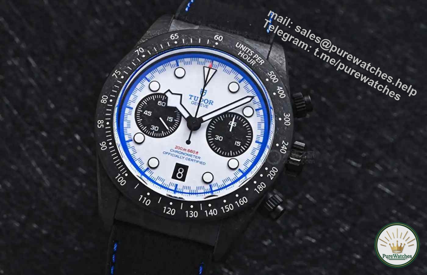 Get rid of the Rolex shadow! In-depth review of the Tudor Carbon Fiber Chronograph, perfect details, only priced at 59,600!