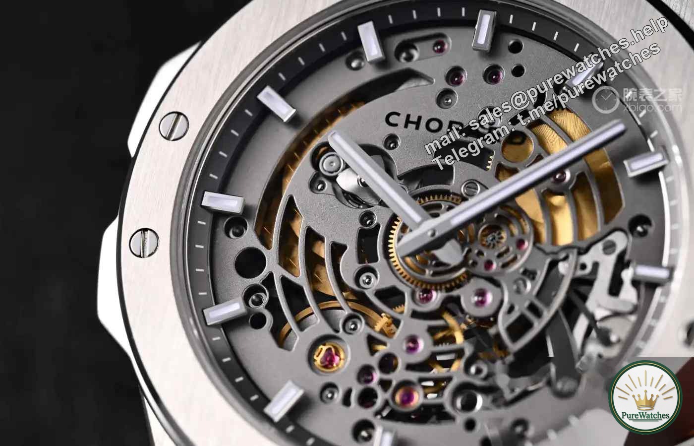 When buying a watch, buy a limited edition! Chopard Snow Mountain Pride 41XP TT debuts, titanium metal + concentric circle hollows are so stunning!