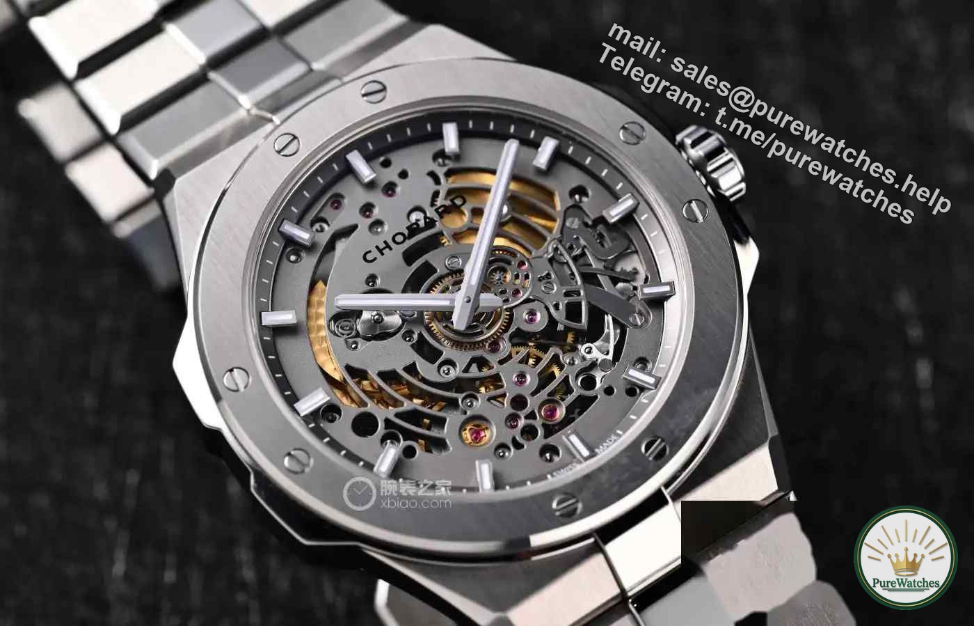 When buying a watch, buy a limited edition! Chopard Snow Mountain Pride 41XP TT debuts, titanium metal + concentric circle hollows are so stunning!