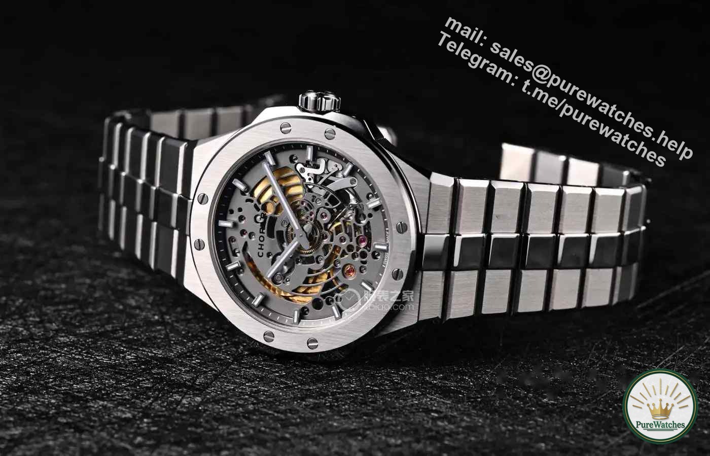 When buying a watch, buy a limited edition! Chopard Snow Mountain Pride 41XP TT debuts, titanium metal + concentric circle hollows are so stunning!