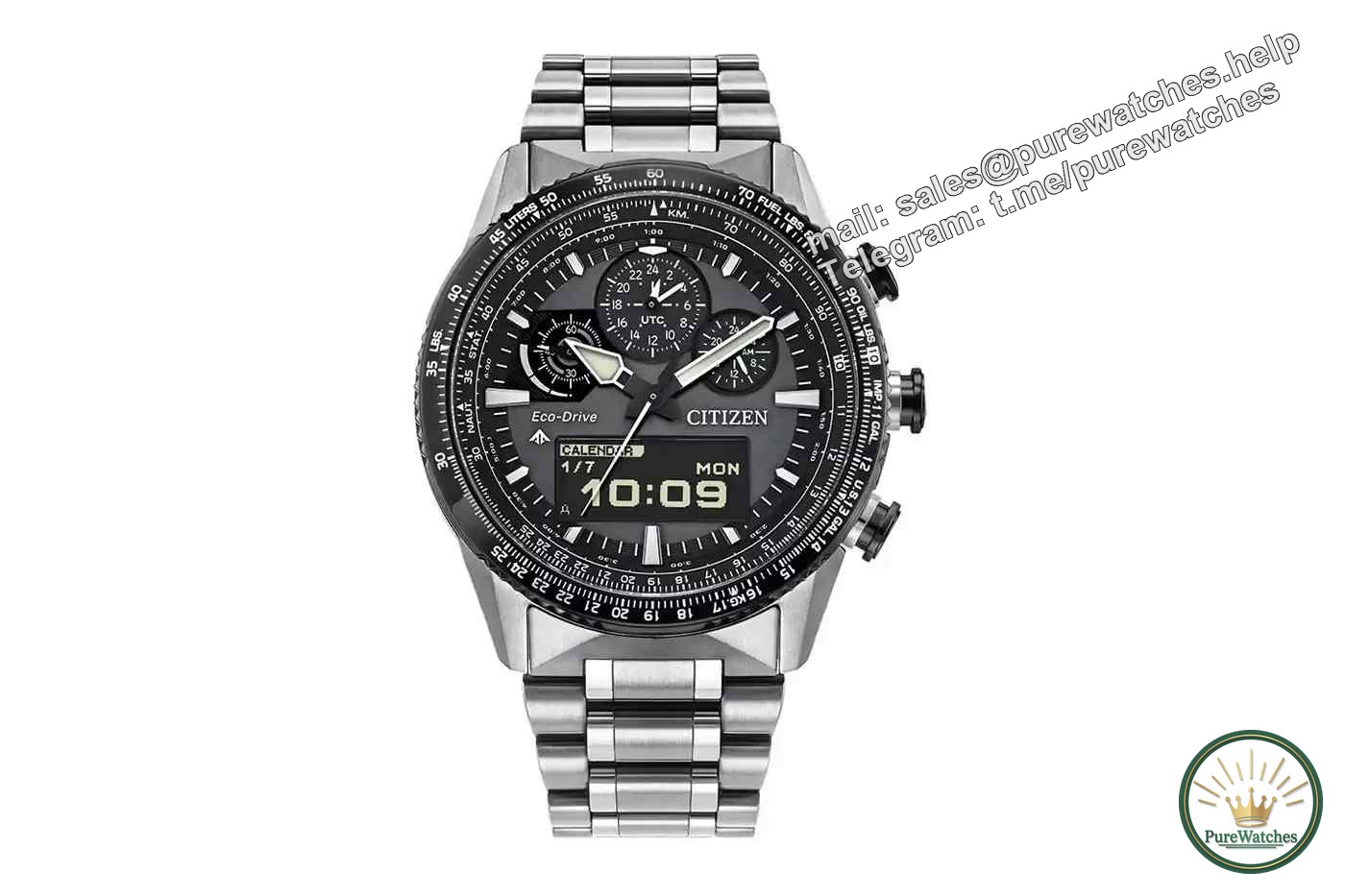 A must for aviation fans! Citizen’s new Eco-Drive flight watch, with 3 years of battery life + world time, starting from $795!