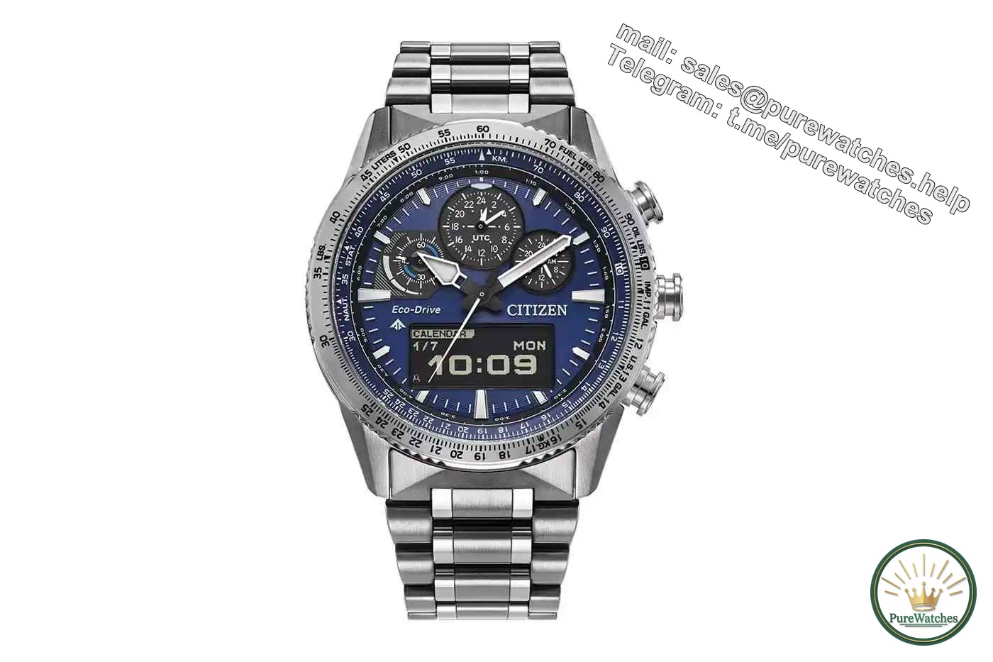 A must for aviation fans! Citizen’s new Eco-Drive flight watch, with 3 years of battery life + world time, starting from $795!