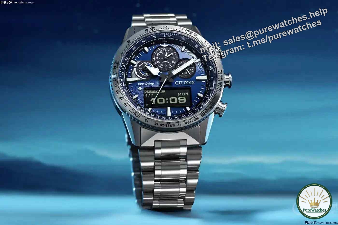 A must for aviation fans! Citizen’s new Eco-Drive flight watch, with 3 years of battery life + world time, starting from $795!