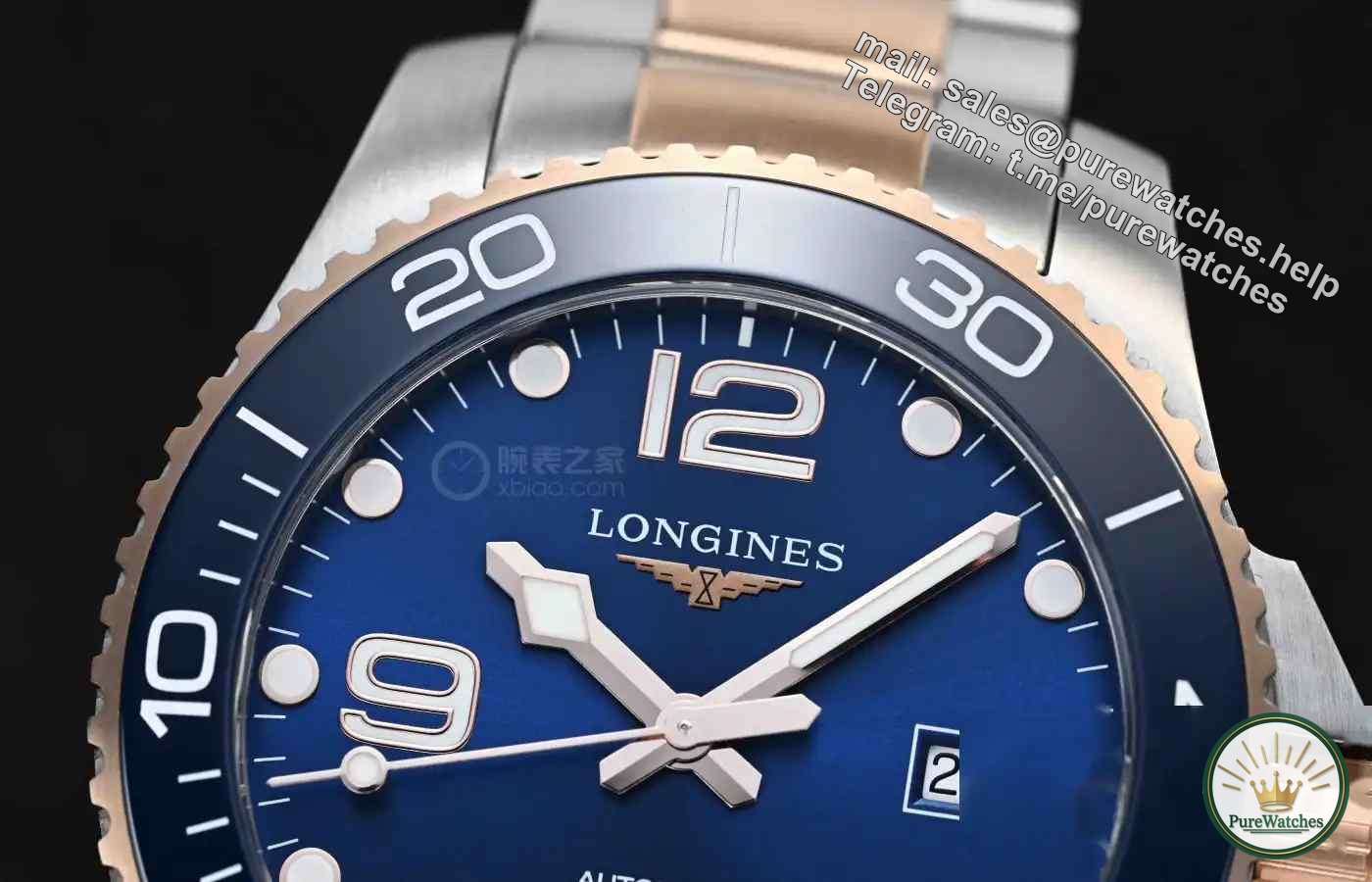 Won it for less than 20,000! The Longines gold diving watch has 72 hours of power, perfect for outdoor commuting!