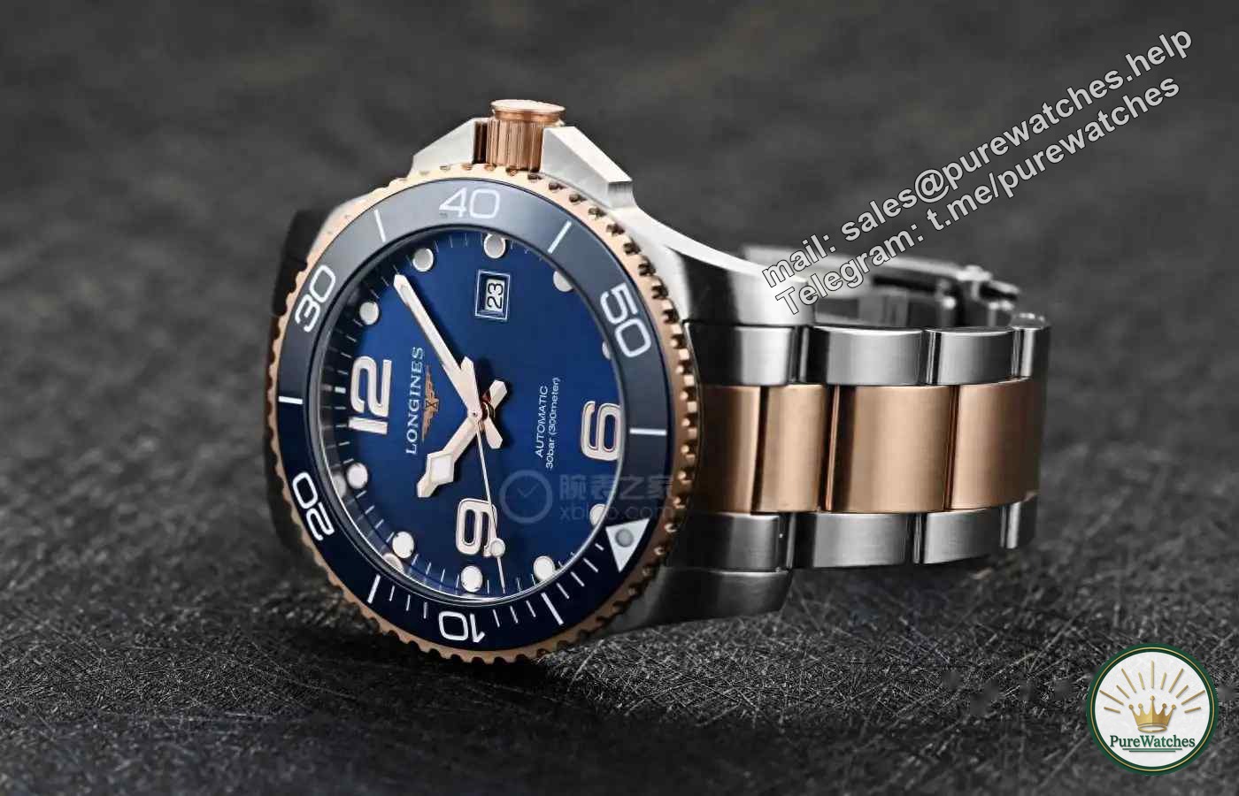 Won it for less than 20,000! The Longines gold diving watch has 72 hours of power, perfect for outdoor commuting!