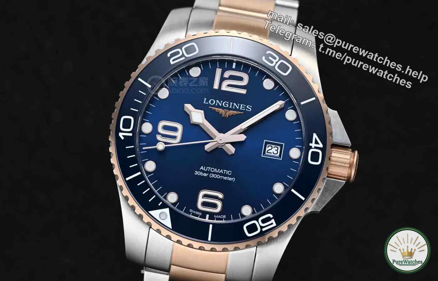 Won it for less than 20,000! The Longines gold diving watch has 72 hours of power, perfect for outdoor commuting!