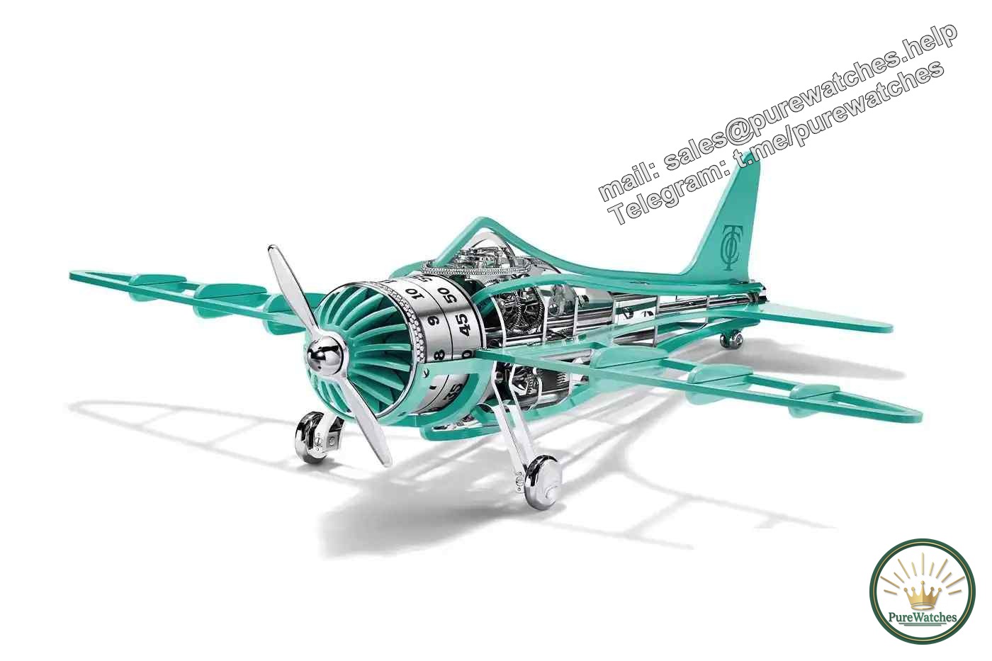 Can’t afford it but must see! Tiffany’s new clock is set with 4.5 carats of diamonds and has a racing car look that’s so handsome!