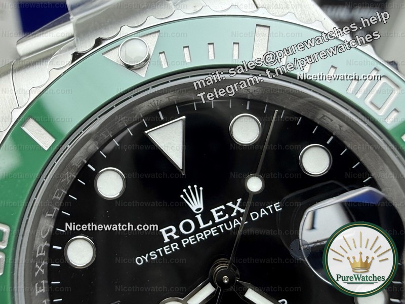 When I put it on, I was asked if it was original? The details of VS Factory’s 41mm Green Water Ghost are blown out of proportion, and even the counter master missed it?