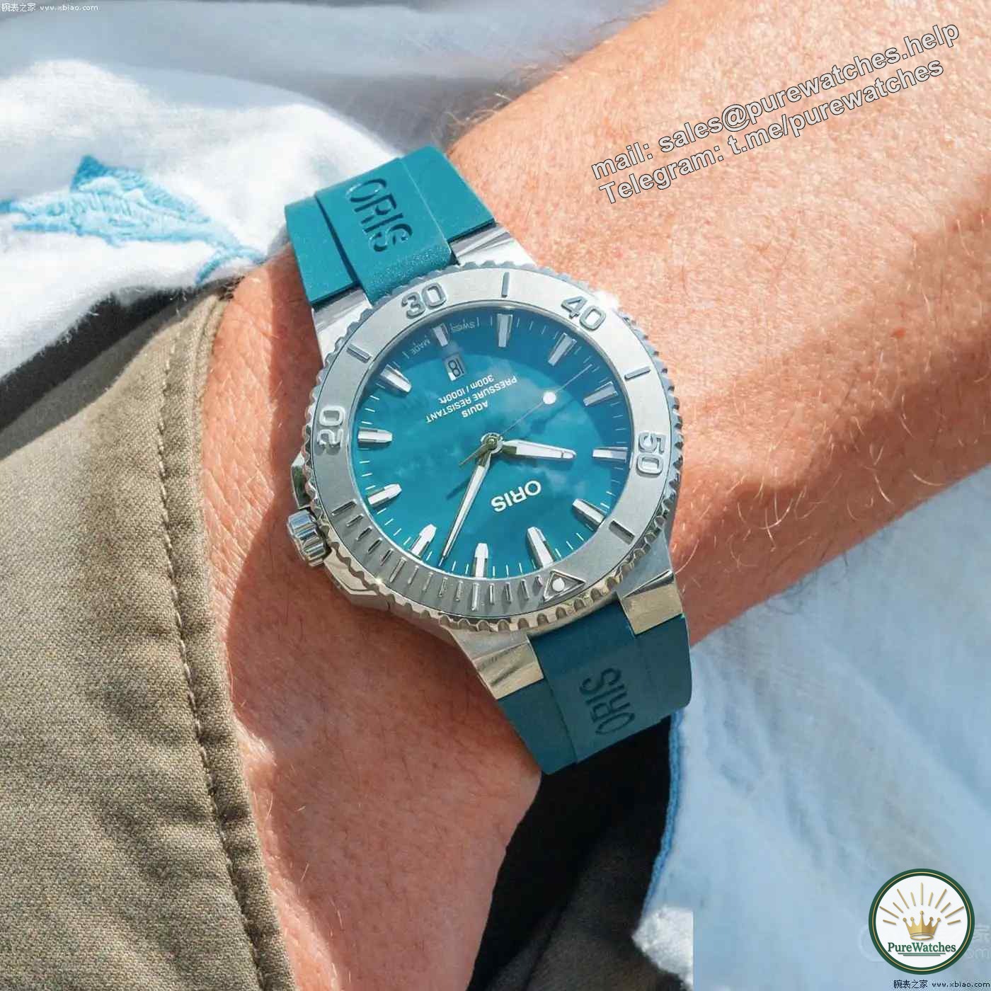 Protect the ocean! Oris New York Harbor limited edition diving watch is on sale, the mother-of-pearl dial is breathtakingly beautiful!