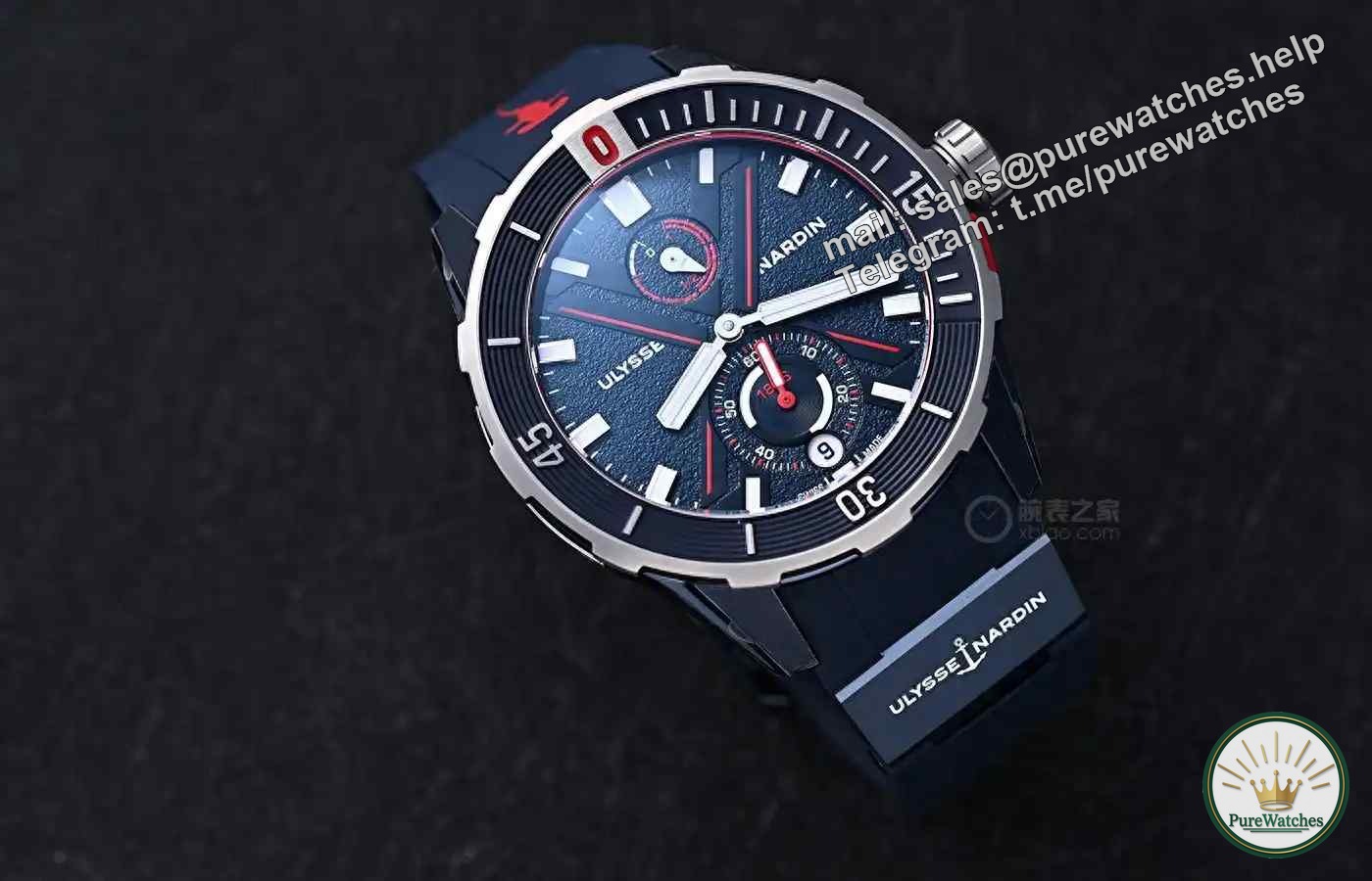 Wear a watch to save the shark! There is a touching mission behind the Ulysse Nardin Diver series hammerhead shark limited edition watch