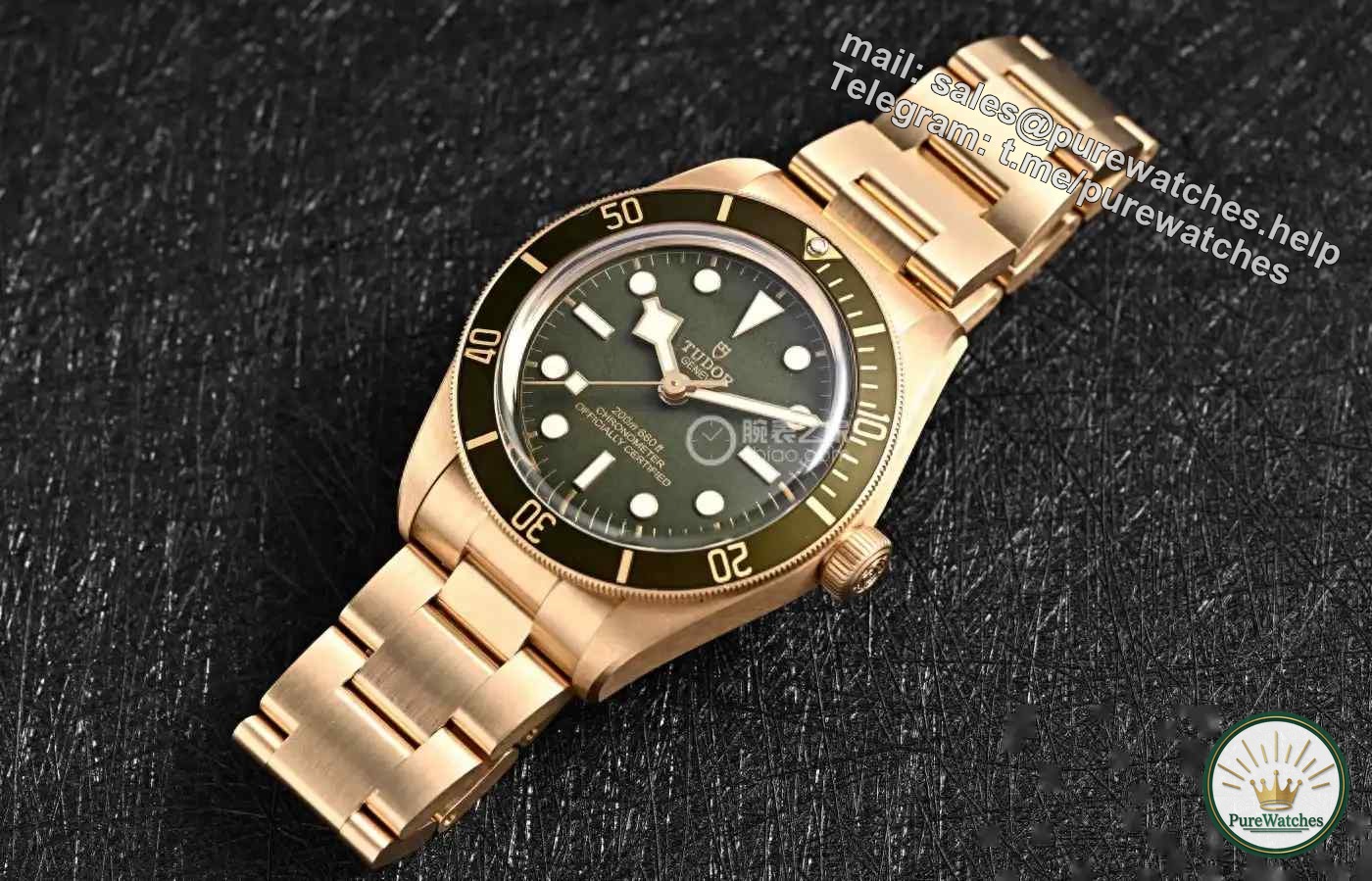 The 260,000 Tudor gold watch shocks the bezel! Full 18K gold Biwan 1958 diving watch, Rolex will never replace it