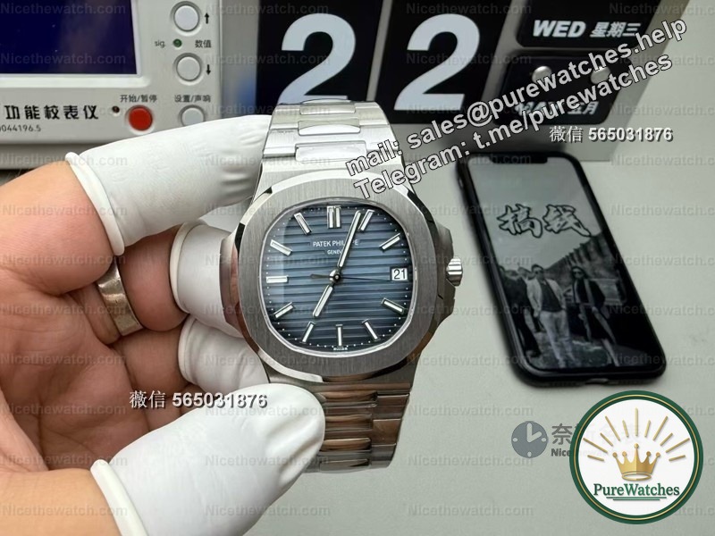 A man’s ultimate dream watch? The 3K factory Patek Philippe Nautilus 5711 is completely disassembled. It’s so thin that it sticks to your wrist, and it’s so bright that it hits the street!