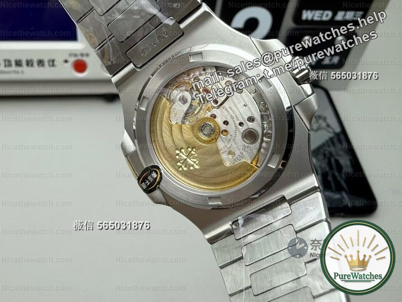 A man’s ultimate dream watch? The 3K factory Patek Philippe Nautilus 5711 is completely disassembled. It’s so thin that it sticks to your wrist, and it’s so bright that it hits the street!