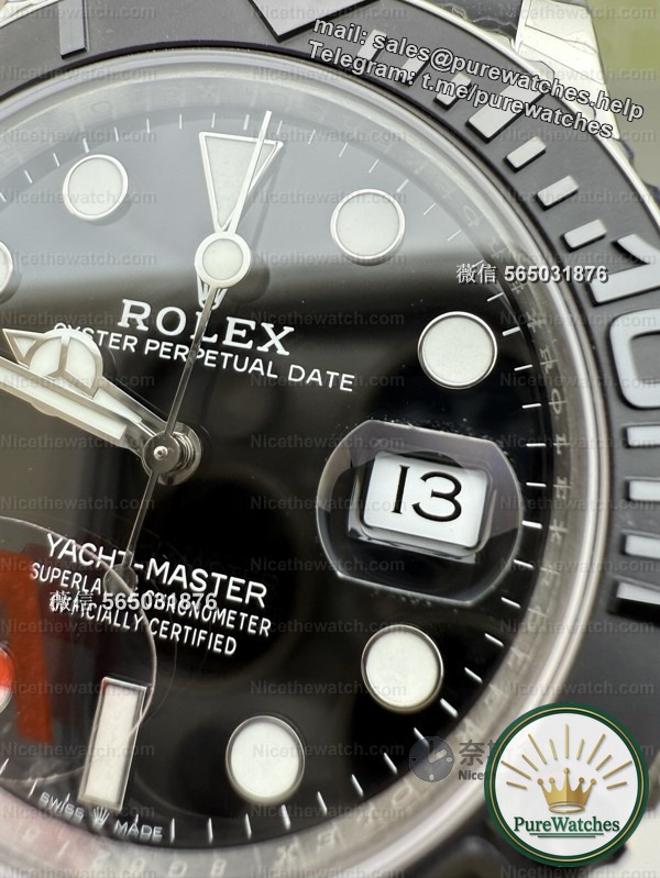 Finally got it right! VS white yacht V3 weighted version exposed: 146 grams of whole watch, wearing 18K white gold texture!