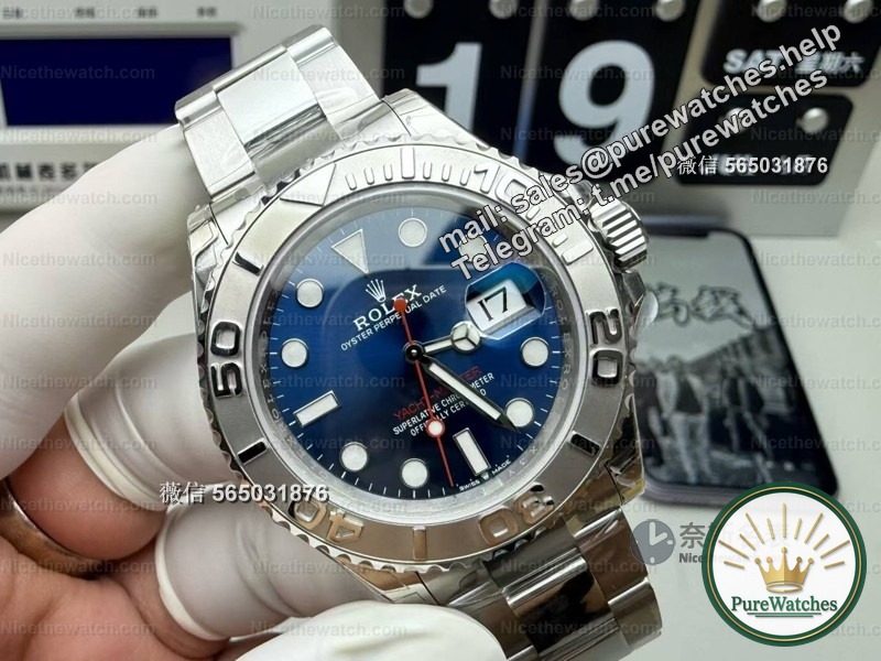 Who says replica watches can’t be worn out? When I put on this blue yacht from VS Factory, my friends thought I got a promotion and a salary increase!