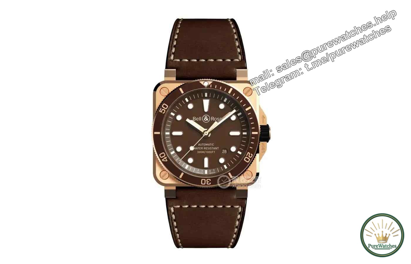 Three retro brown dial watches you must buy in autumn! Longines moon phase/Panerai tough guy style/Bell & Ross bronze watch, stunning appearance!