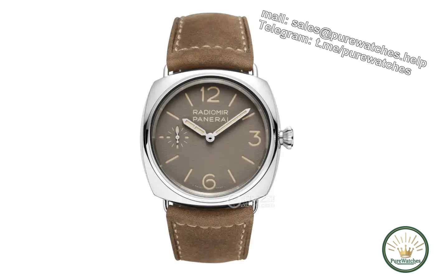 Three retro brown dial watches you must buy in autumn! Longines moon phase/Panerai tough guy style/Bell & Ross bronze watch, stunning appearance!