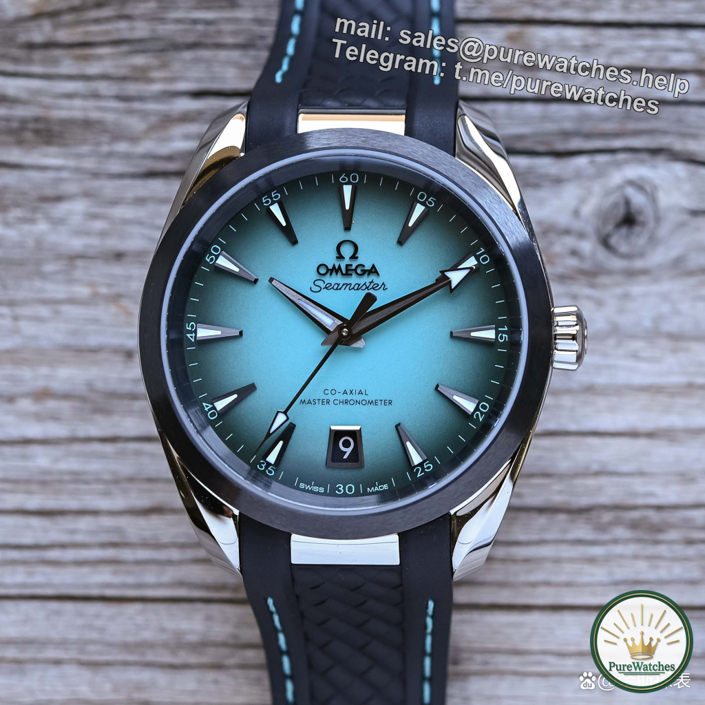 Omega’s Turquoise Ceramic Ring Watch is Shockingly Launched! Dual size design + 150 meters waterproof, the most trendy combination this summer!