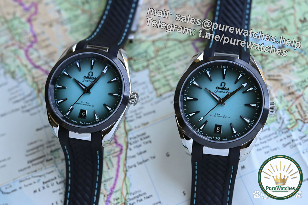 Omega’s Turquoise Ceramic Ring Watch is Shockingly Launched! Dual size design + 150 meters waterproof, the most trendy combination this summer!