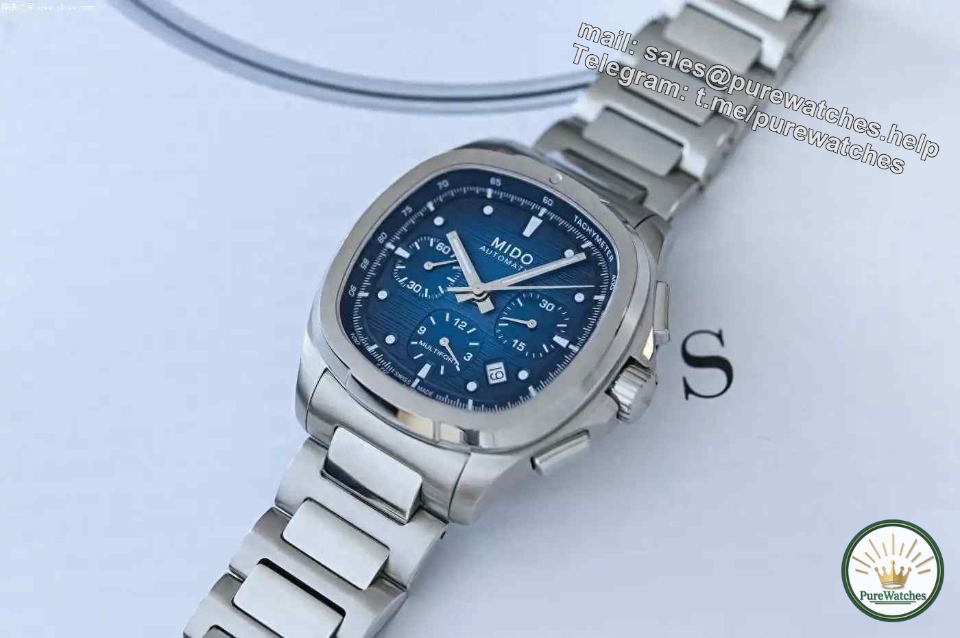 A must-try for retro fans! Mido Helmsman TV Chronograph Watch is launched in two colors, equipped with Caliber 60 movement and priced at only 19,200 yuan