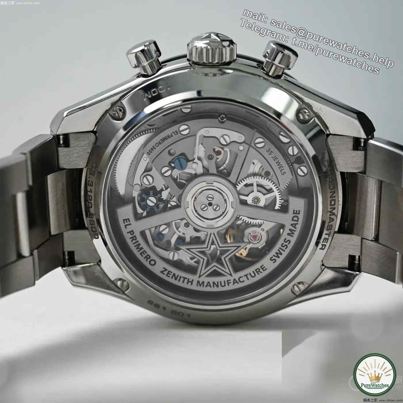 The surface of the Zenith meteorite is shocked! Chronomaster Sport limited edition, each pattern is unique