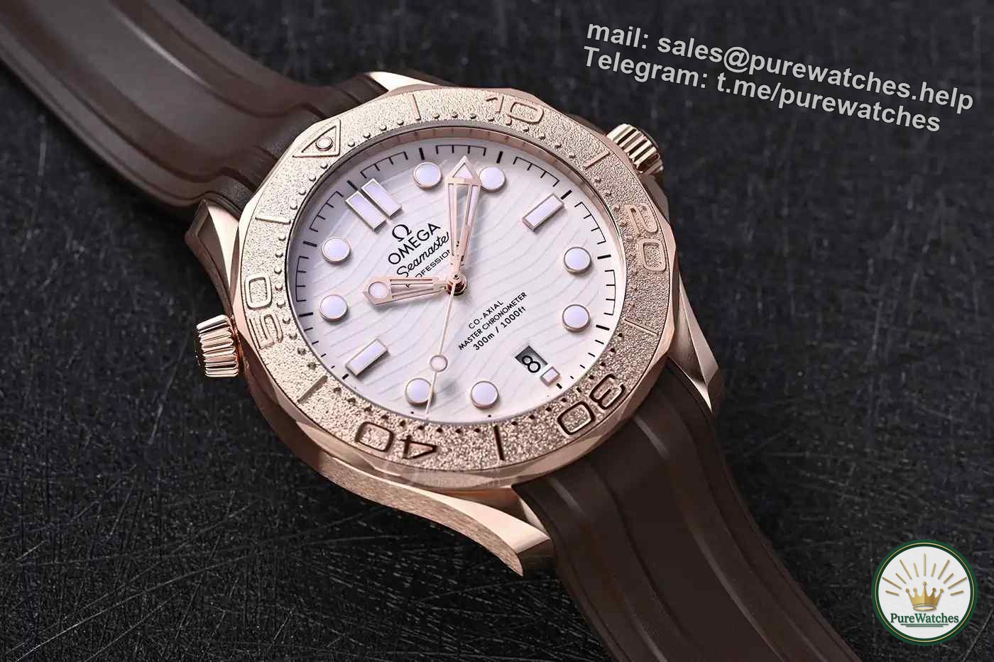 Omega Seamaster precious metal diving watch is launched! Sedna gold and white ceramics have a high-end feel and are perfect for diving and formal wear!