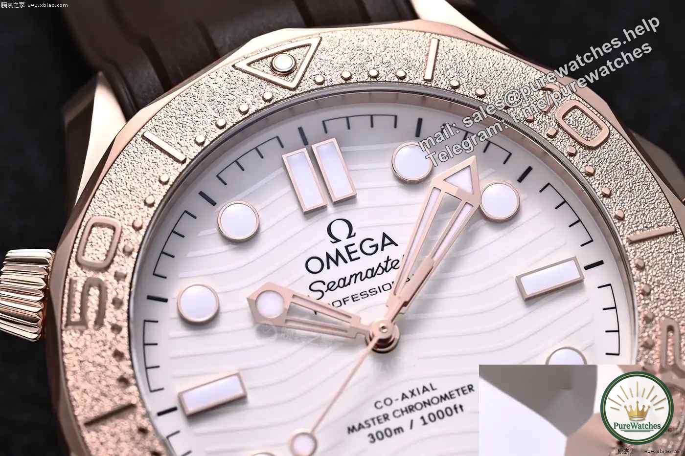 Omega Seamaster precious metal diving watch is launched! Sedna gold and white ceramics have a high-end feel and are perfect for diving and formal wear!