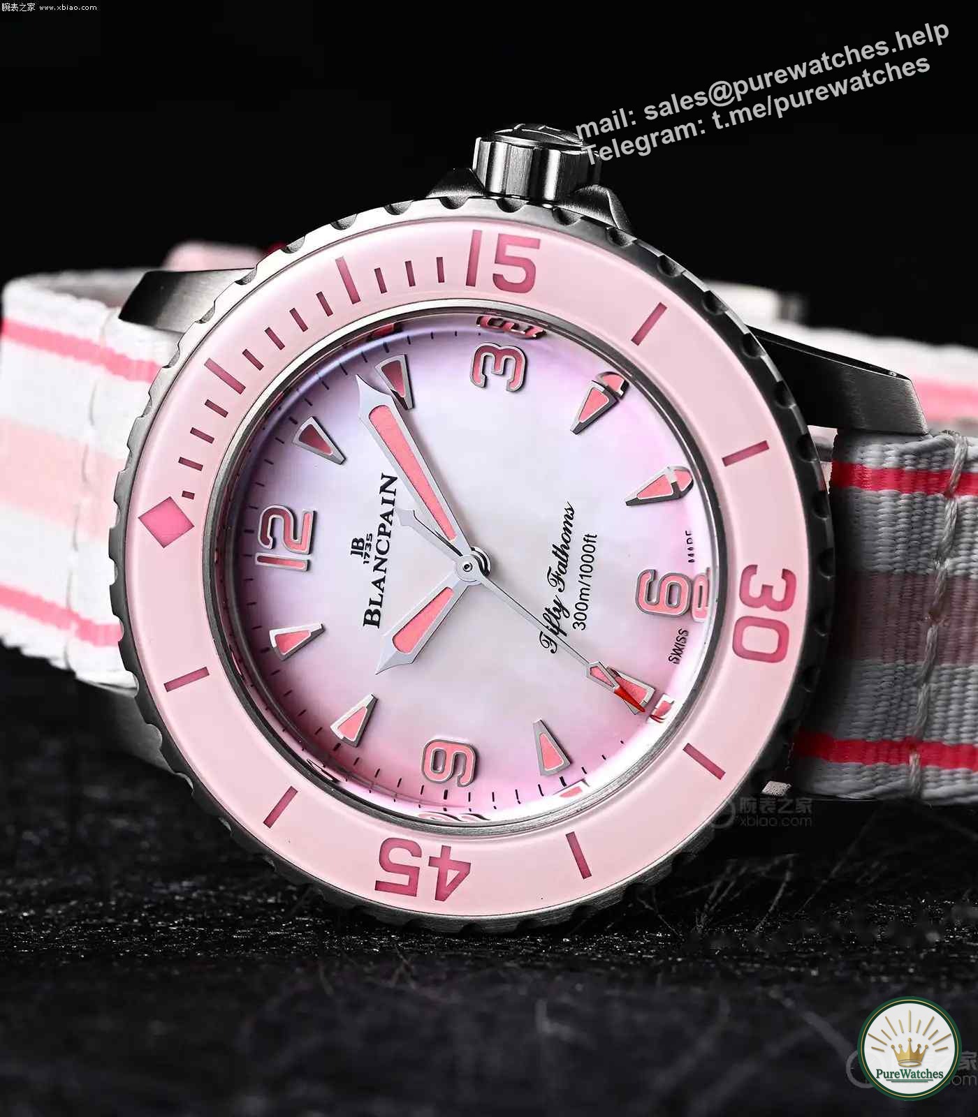 The ultimate choice for girls’ diving watches! Blancpain 38mm Mother-of-Pearl 50 Fathoms is on the market, Rolex Submariner is no longer popular!