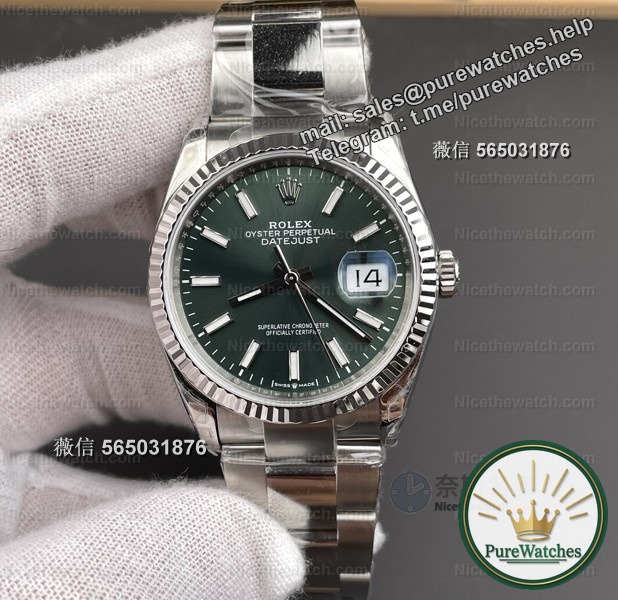 Why do people who know watches choose this one? The VS factory 36mm mint green log has been exposed, the movement is as stable as genuine, and the appearance is so good!