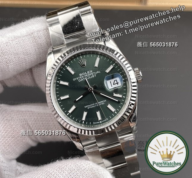 Why do people who know watches choose this one? The VS factory 36mm mint green log has been exposed, the movement is as stable as genuine, and the appearance is so good!