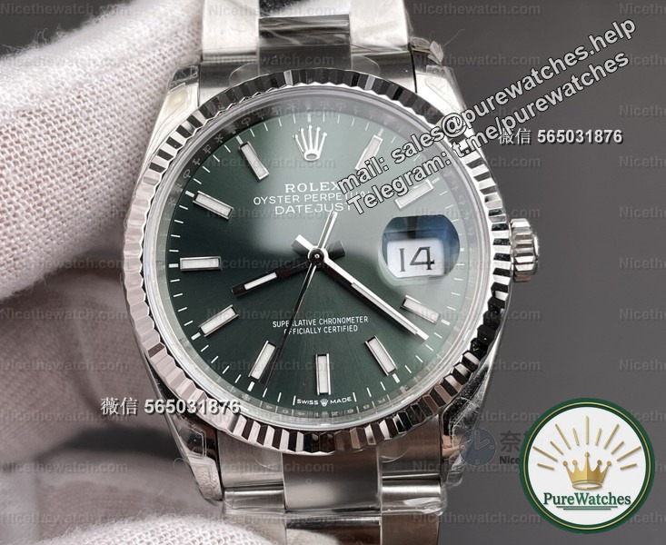 Why do people who know watches choose this one? The VS factory 36mm mint green log has been exposed, the movement is as stable as genuine, and the appearance is so good!