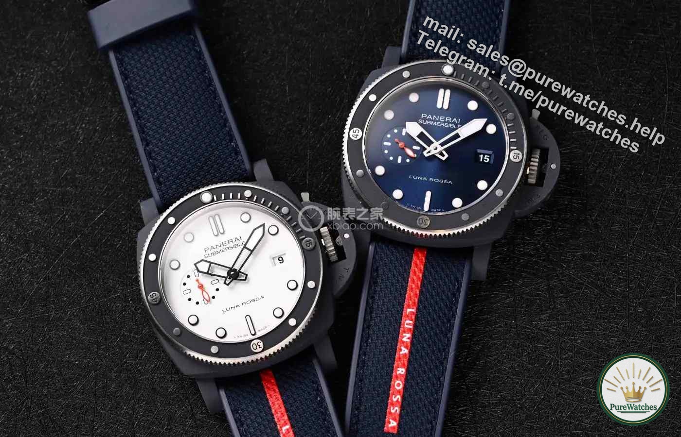 Panerai x Luna Rossa joint model is launched! Titanium ceramic black technology + red, white and blue colors, full of sporty and high-end feel