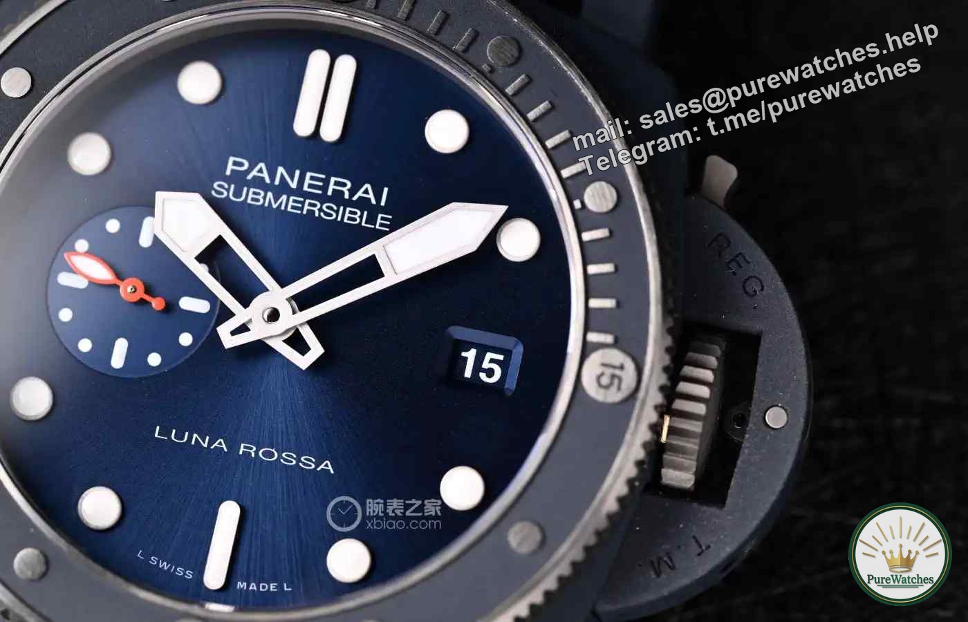 Panerai x Luna Rossa joint model is launched! Titanium ceramic black technology + red, white and blue colors, full of sporty and high-end feel