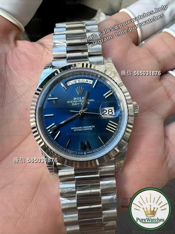 The replica bezel “King Zha” combination appears! VS Factory Pistachio Green Perpetual + Blue Face DD, who would queue up at the counter after seeing it?