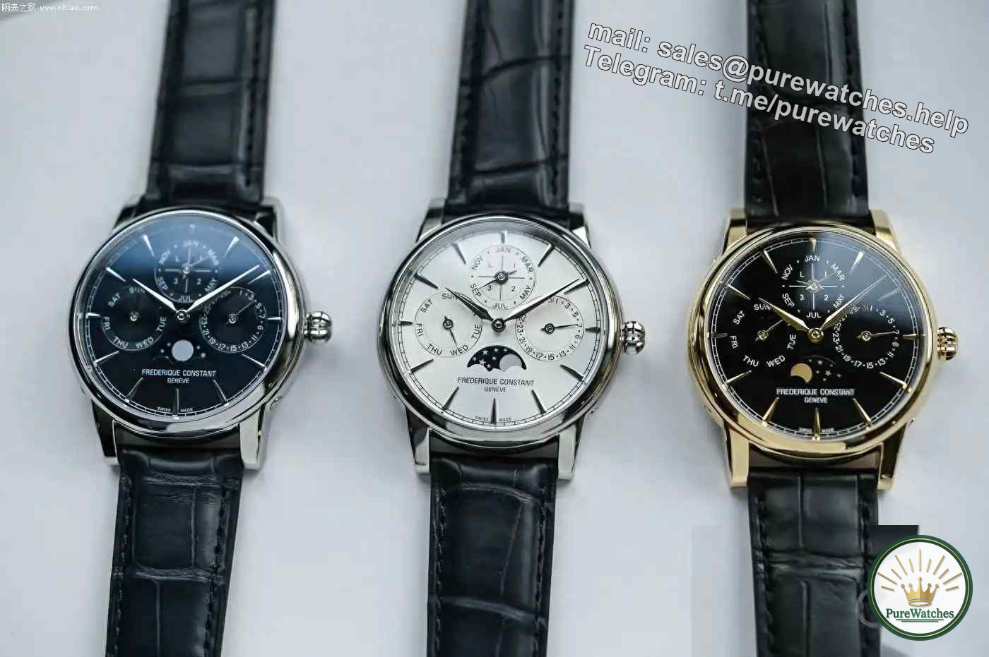 The king of value for money! Frederique Constant releases its own movement perpetual calendar watch with 72 hours power reserve + sapphire see-through back!