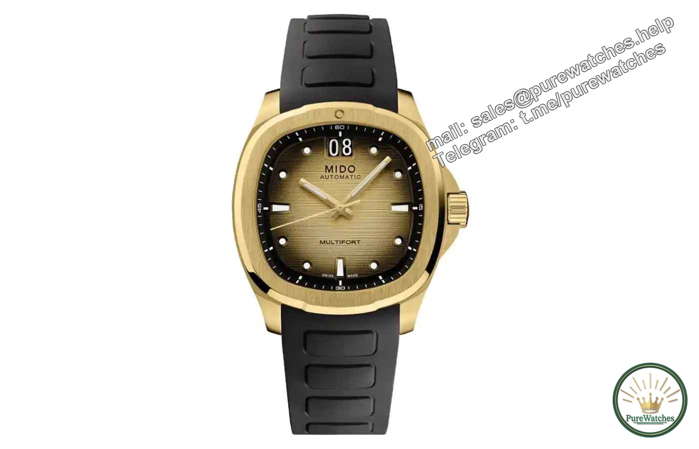 Mido TV big calendar “full gold” watch is launched! Retro TV design + dual watch straps, only 11,500 yuan!