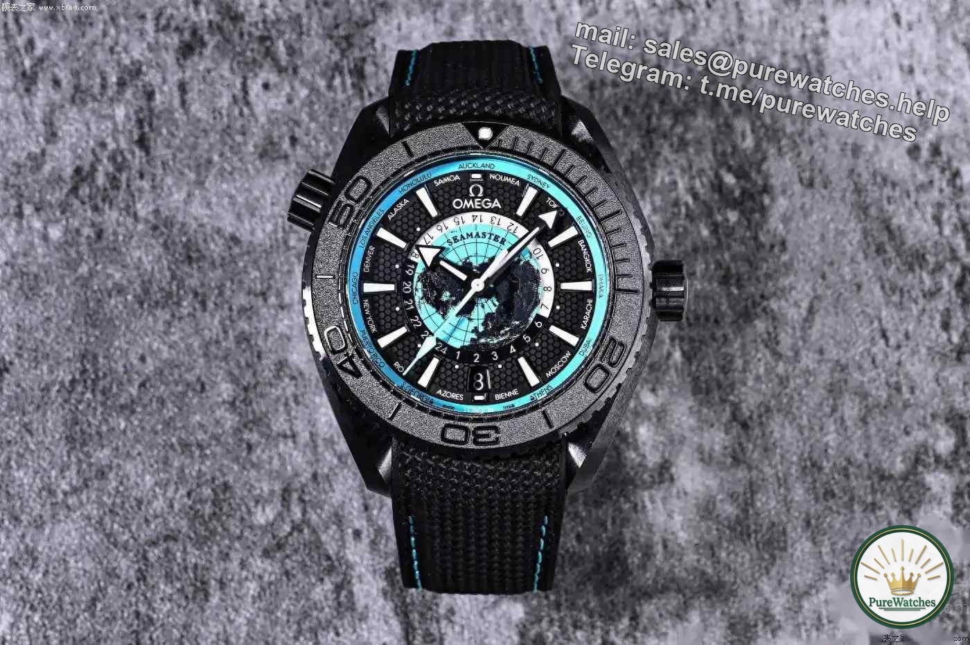 Turquoise dial + ceramic case! Omega Seamaster 20th Anniversary Limited Edition, the perfect fusion of diving and world time!