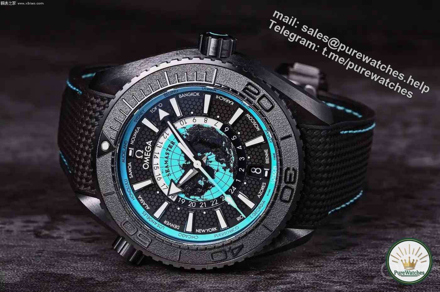 Turquoise dial + ceramic case! Omega Seamaster 20th Anniversary Limited Edition, the perfect fusion of diving and world time!