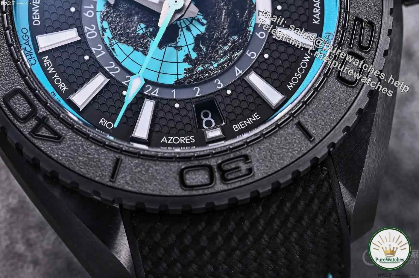 Turquoise dial + ceramic case! Omega Seamaster 20th Anniversary Limited Edition, the perfect fusion of diving and world time!