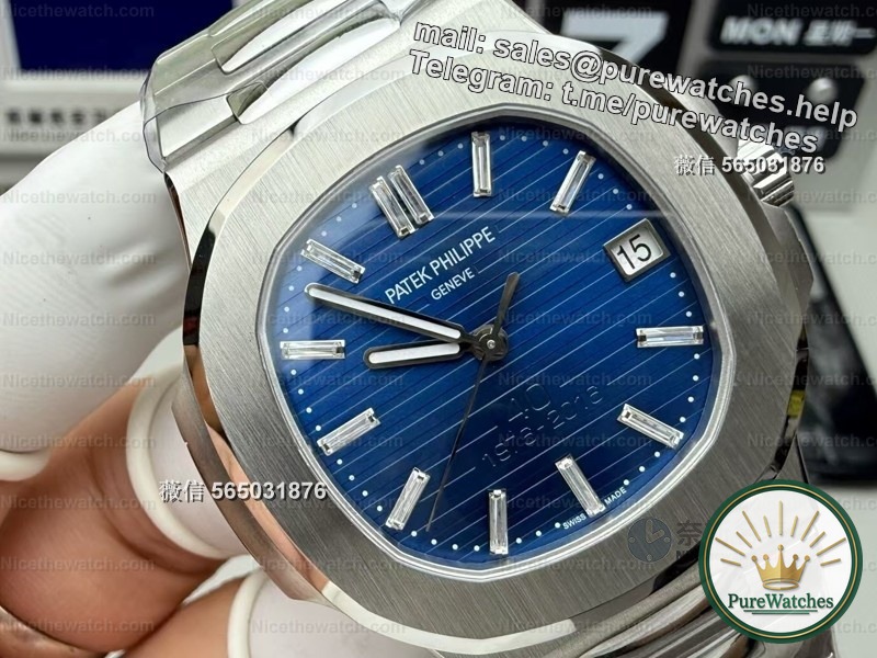 3K Factory’s 40th anniversary Nautilus 5711 explodes in actual testing! 324 integrated movement + blue diamond engraving + see-through back to restore the original, no one will believe it is a replica when you wear it?