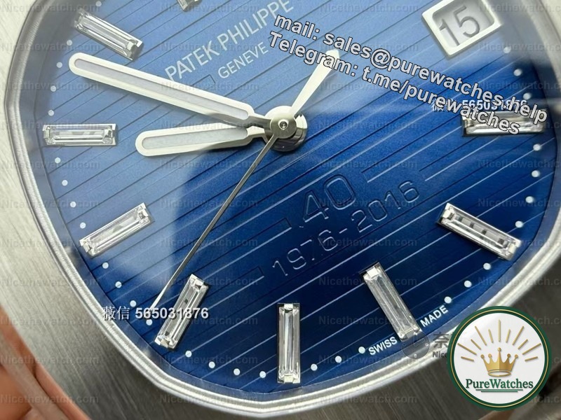 3K Factory’s 40th anniversary Nautilus 5711 explodes in actual testing! 324 integrated movement + blue diamond engraving + see-through back to restore the original, no one will believe it is a replica when you wear it?
