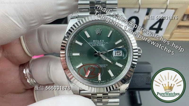 Wearing it, no one can tell it’s a replica! VS factory mint green log depth measured, Dandong 3235 movement is really fragrant warning!