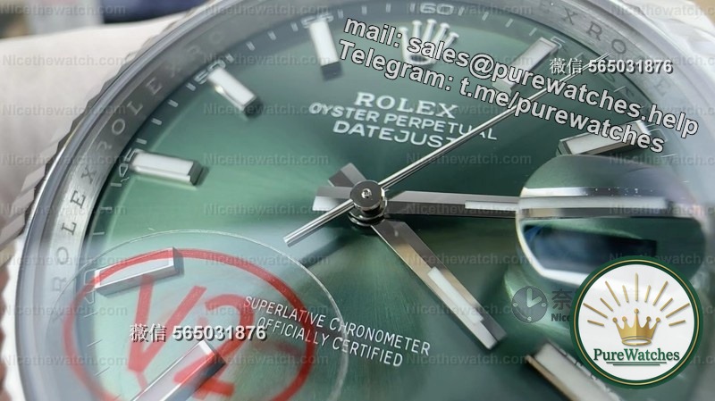 Wearing it, no one can tell it’s a replica! VS factory mint green log depth measured, Dandong 3235 movement is really fragrant warning!