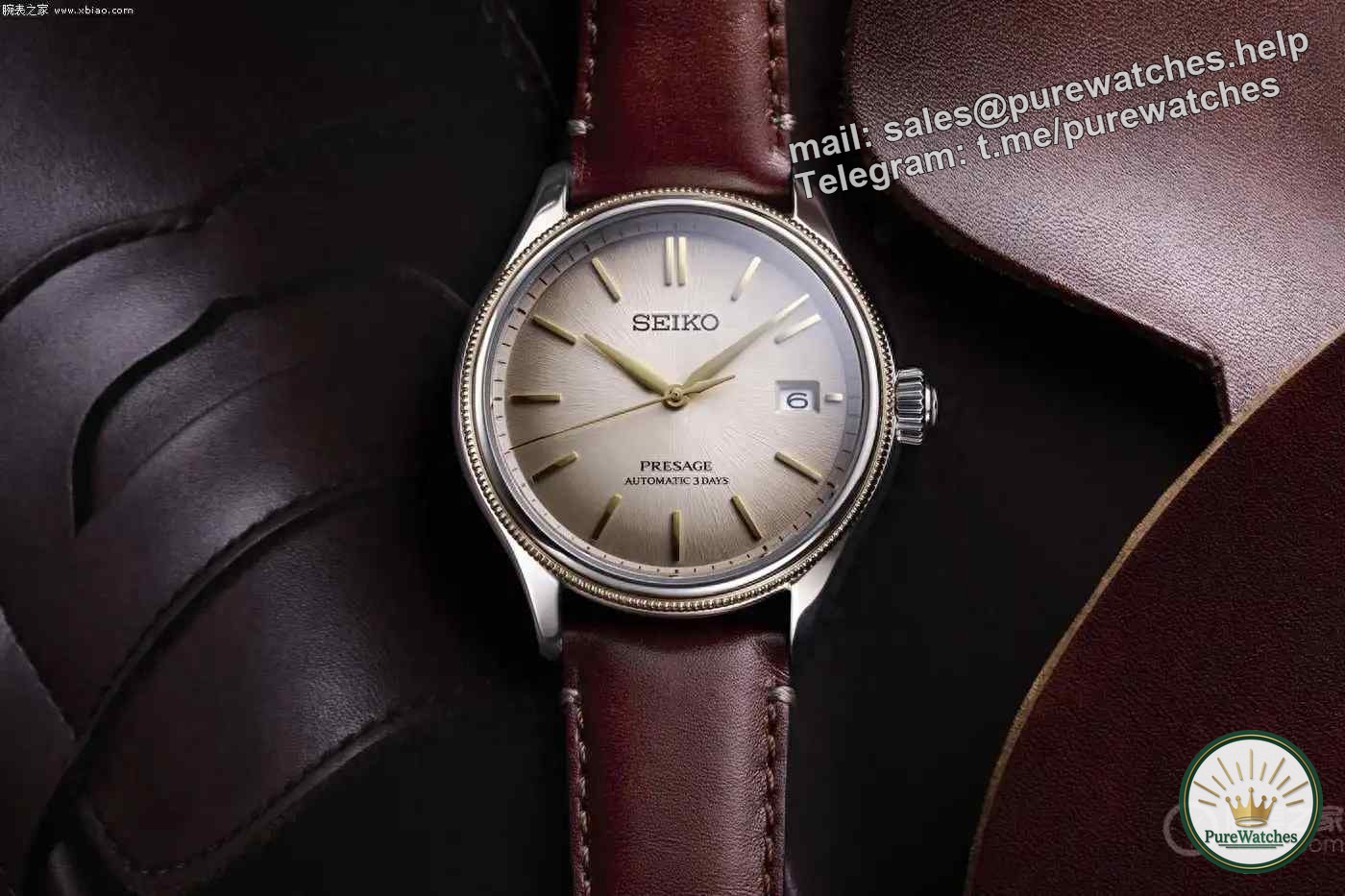 Edo white brown noodles! Seiko Presage is sold in a limited edition of 3,000 pieces, and its retro appearance beats thousands of Swiss watches