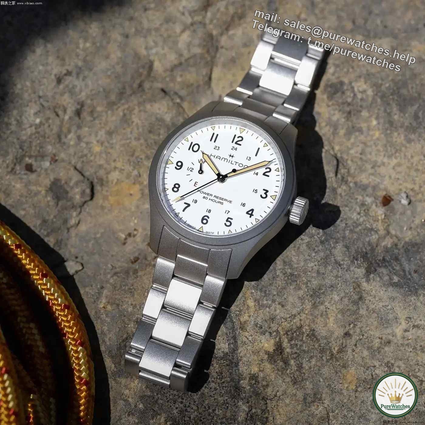 Get 80 hours of dynamic savings for less than 10,000 yuan! Hamilton’s new field watch is exposed, players are snapping up the steel chain model