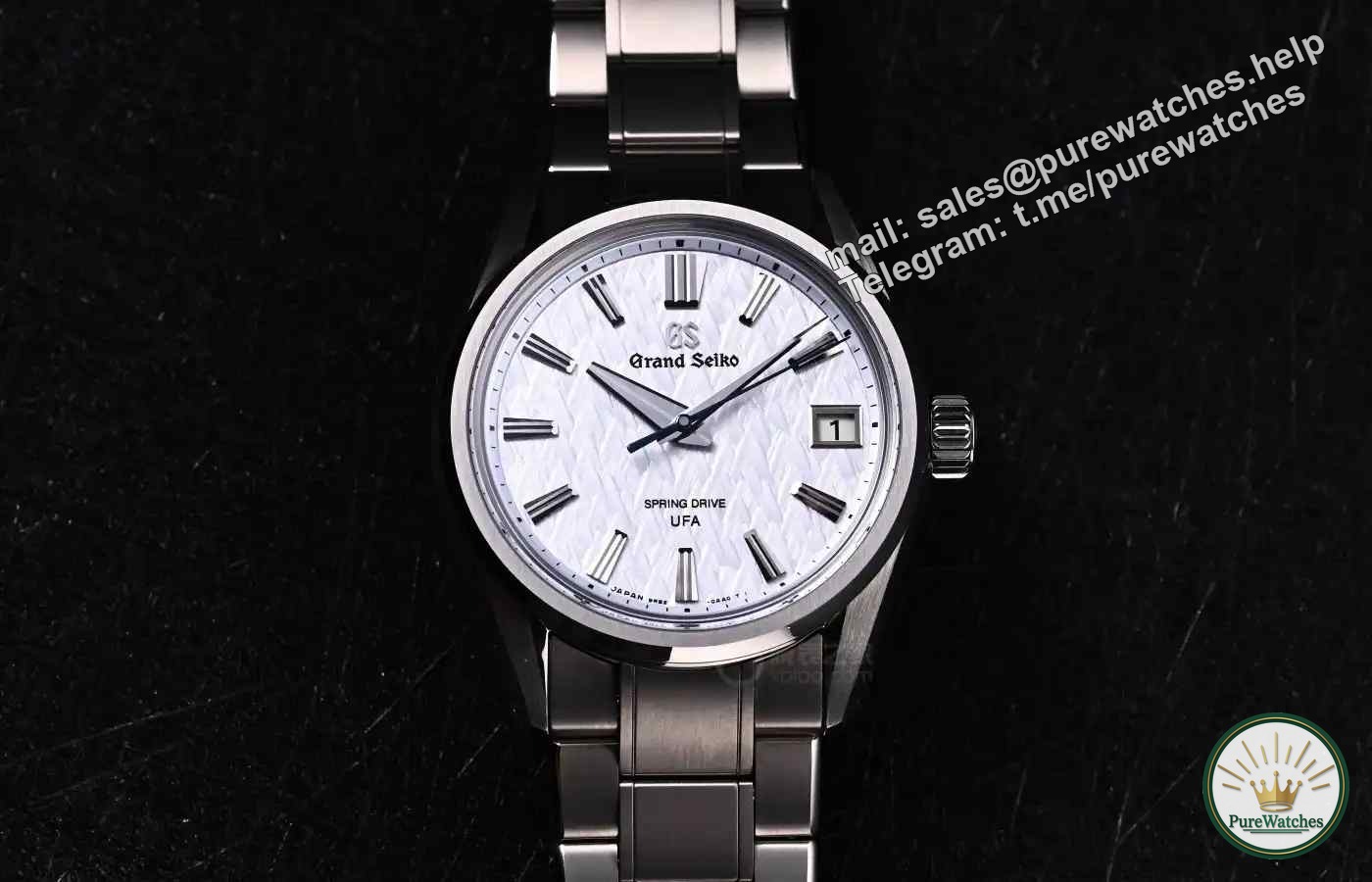The error is only ±0.5 seconds/day! Crown Blue Lion Spring Drive titanium beast watch, red plate titanium watch rich people have already placed an order