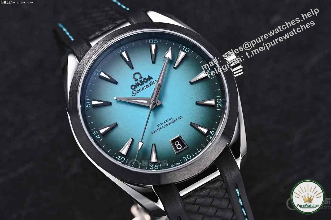 Omega Turquoise Ceramic Ring AT150 is coming! I bought the steel model so early at the beginning of the year that I cried and fainted in the toilet.